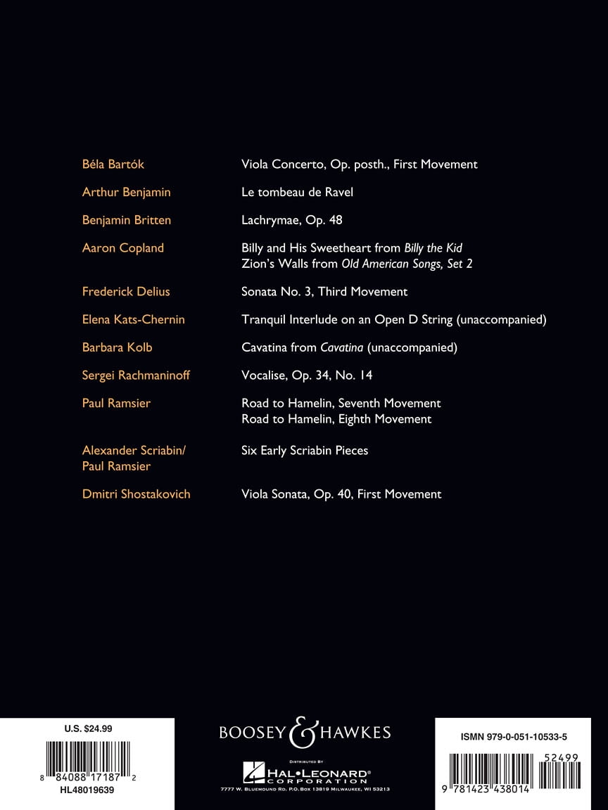 The Boosey & Hawkes Viola Anthology (Other)