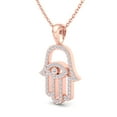 thumbnail image 2 of Habib - 1.20CT Diamond Hamsa Pendant Necklace, 2 of 3