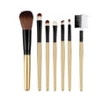 thumbnail image 2 of 7 Uds. Brocha de maquillaje de madera, brocha para sombra de ojos, herramienta para mezclar cosméticos, 2 of 3