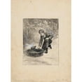 thumbnail image 3 of Willem Wenckebach 11x14 Black Modern Framed Museum Art Print Titled - Boy Kneels in a Dog in a Basket (1870 - 1937), 3 of 5