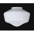 thumbnail image 4 of B&P Lamp® 9" Diameter and 4" Fitter OPAL [Milk Glass] Schoolhouse Shade, 4 of 5