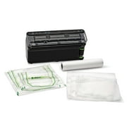 FoodSaver Elite All-in-One Liquid+ Vacuum Sealer with Bags and Roll, Black