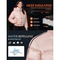 thumbnail image 5 of Cropped Puffer Jacket Women Pioneer Camp Waterproof Hood Short, 5 of 6