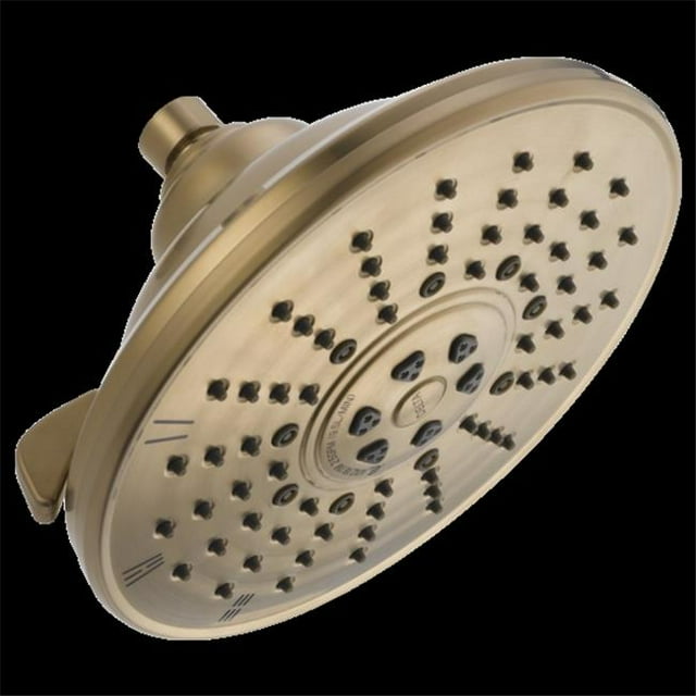 Delta 52680-CZ Universal Showering Components 3-Setting Raincan Shower Head, Champagne Bronze