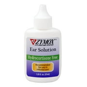 Zymox Ear Solution Hydrocortisone Free, 1.25 oz