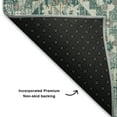 thumbnail image 5 of Addison Rugs Mayfield Premium Machine Washable Traditional Global Seafoam Rectangle Rug, 10' x 14', 5 of 7
