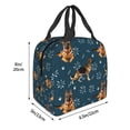 thumbnail image 2 of Defioc German Shepherd Dog Print Lunch Box,Lunch Bag for Women Men Reusable Insulated Lunch Tote for Work/Office/Picnic/Travel, 2 of 6