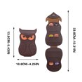 thumbnail image 4 of WIZUTIZ Folk Guitar Paddle Box Leather Guitar Paddle Keychain Large Capacity Embroidered Paddle Storage Bag Home Gadgets Meticulously Crafted, 4 of 5