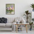 thumbnail image 3 of Stupell Industries French Country Mixed Roses & Lilacs Bouquet Brown Floating Frame Canvas Art, 17 x 21, by The Prints Vibe, 3 of 8