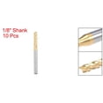 thumbnail image 5 of BTOER 10pcs 1/8" Shank Ti Coat Carbide End Mill Engraving CNC Router Bits 3mm, 5 of 9