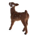 thumbnail image 3 of Juguete de peluche navideño de alce simulado, modelo de reno navideño - Varios tipos de ciervos Soporte hembra marrón oscuro, 3 of 7