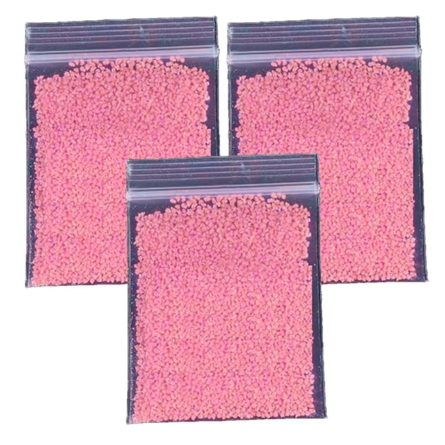 Arena Luminiscente LumaSandPink 3Pzas Rosa Absorción 20-30 min. Duración 2 Hrs. Arcilla Púrpura.
