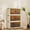 White 25x14x38in, variant on Foldable Wardrobe 24.4 x 13.8 x 38.2in, Plastic Folding Chest of Drawers with Magnetic Doors, Sturdy Multi-Purpose Cabinet for Children's Clothes, Storage of Toys