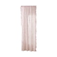 thumbnail image 2 of AYktou Floral Lace Sheer Curtains, 39.4×55.1 Inch Farmhouse Rod Pocket Window Voile Sheer Drapes, Ruffled Window Curtain Light Filtering Chic Window Drapes for Bedroom Kitchen Living Room Decor, 2 of 7