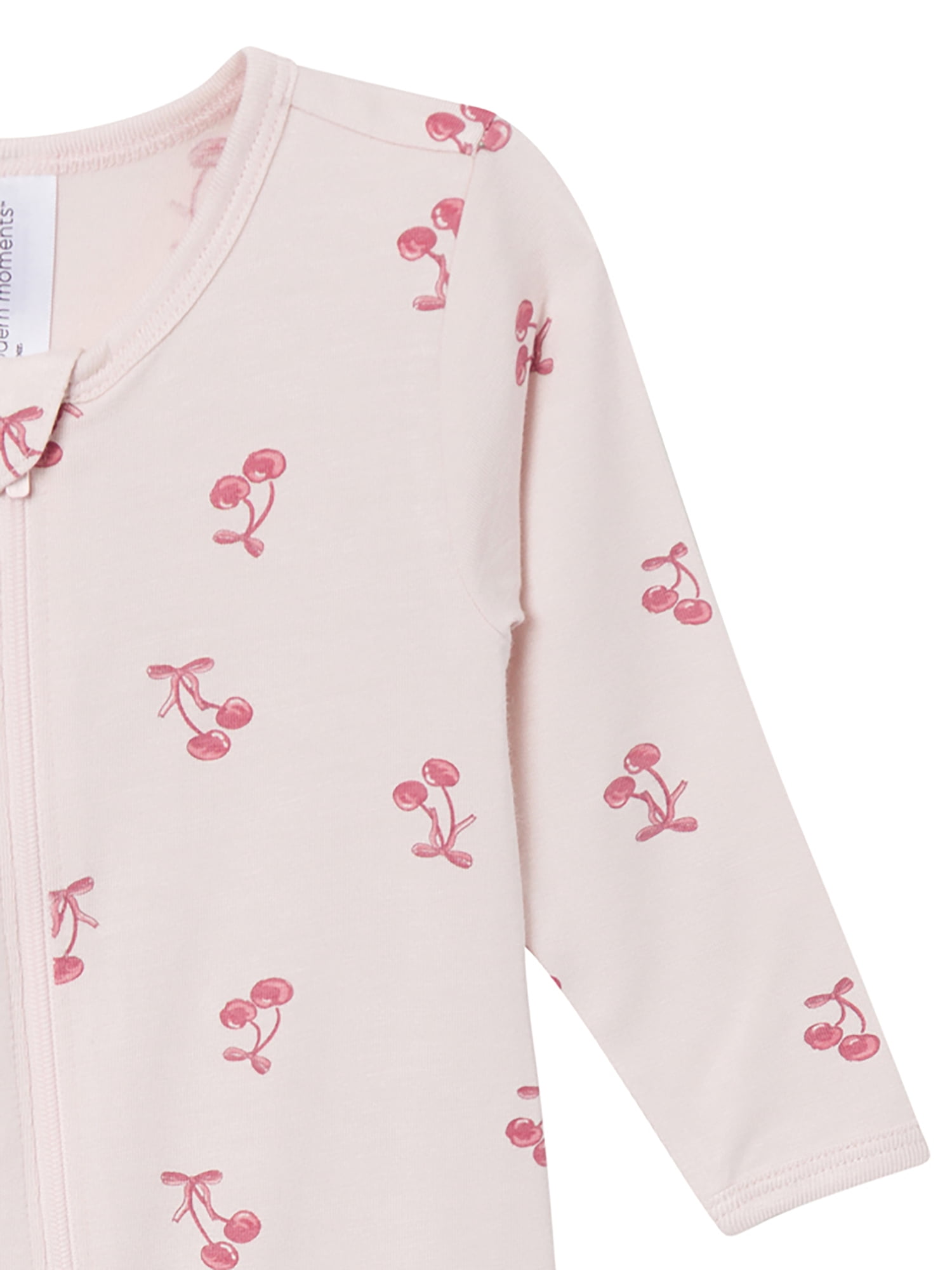 Modern Moments by Gerber Baby Neutral Super Soft Viscose Two-Way Zip Sleep 'N Play Footed Pajamas, Sizes Newborn - 6/9 Months