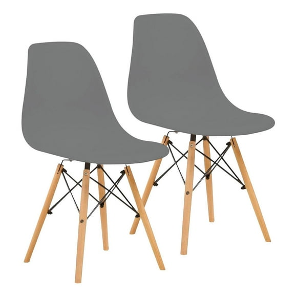 Set/Kit 2 Sillas Eames Estructura Minimalista Reforzada