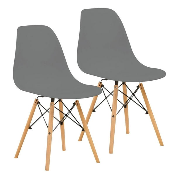 Set/Kit 2 Sillas Eames Estructura Minimalista Reforzada