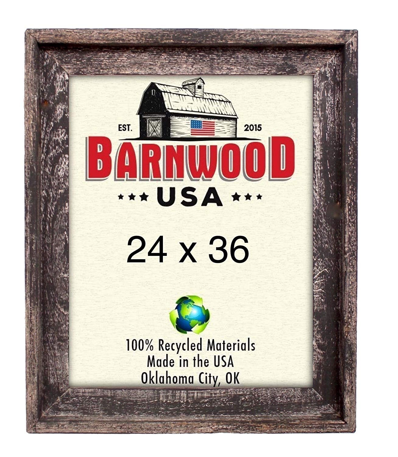 BarnwoodUSA Reclaimed Open Artisan Picture Frame (No Glass, or Backing