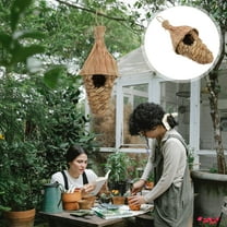 MLINS  Cone Bird Nest Straw Home Grass House Where Pet Supplies Decoration