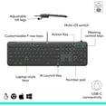 thumbnail image 6 of Logitech Signature Slim MK625 Wired Keyboard and Mouse Combo for Business, Graphite, 6 of 9