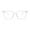 Clear, variant on YAOBAMM Transparent Eyewear Blue Light Blocking Glasses Unisex Retro Clear View Strong Hinge Transparent Brim Eye Protection Bluelight