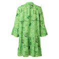 thumbnail image 4 of Women's Casual Tennis Dress for Everyday Wear Button Front Sleeve Loose Print with Comfortable Fit for Women’s V Plus Size Green S, 4 of 7
