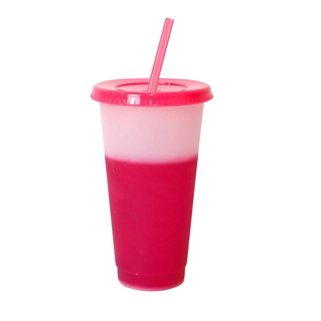 HAOMONZEN Temperature Sensitive And Cold Changing Cup Large Capacity PP Plastic Cup Fashionable Water Cup Lightweight & Leakproof Perfect for Home Condos Rvs Campers Sale