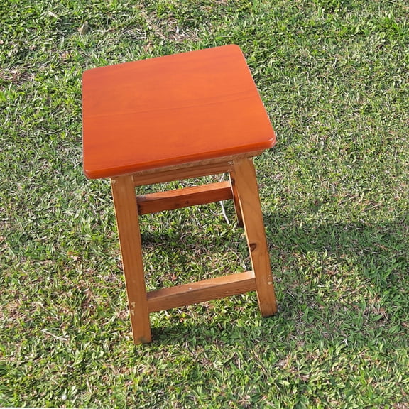 RENACLIPY Chocolate Wood Stool Seat Replacement Part for Home Furniture, Accessory to Extend Stool Life