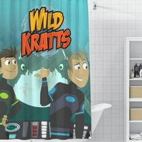 Wild Kratts-theme Bathroom Shower Curtain Home Decor,Bath Curtains Durable Waterproof Bath Curtain , Adluts Girls Boys Bathroom Decor House Gifts 36x71inch(90cmX180cm)