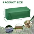 thumbnail image 2 of Uxcell Sac de Rangement pour Table Pliante, Sac de Rangement Robuste et Imperméable pour Chaise Pliante à Gravité Zéro Vert 75"L x 26"W x 35"T, 2 of 7