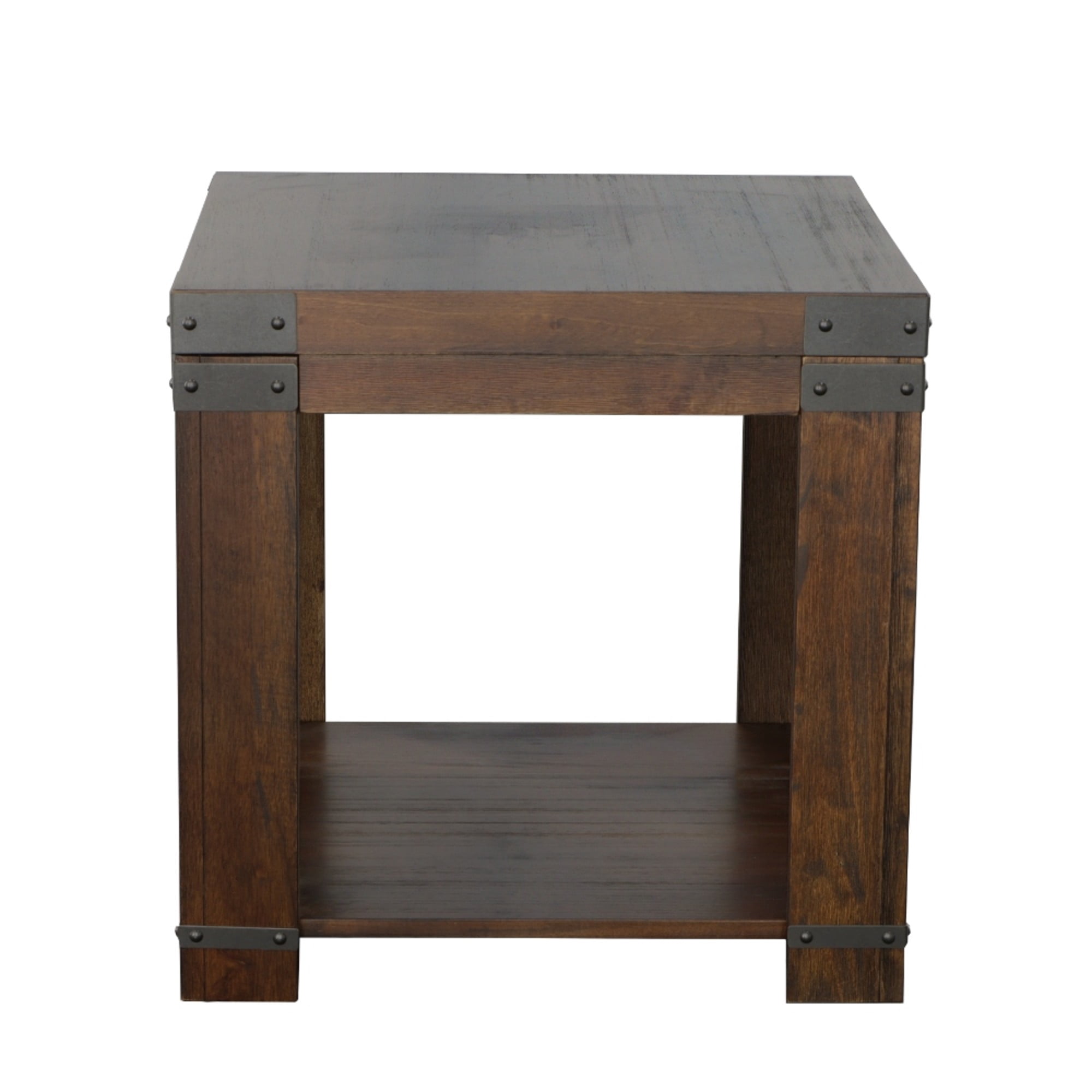 Arusha Square End Table in Medium Cherry