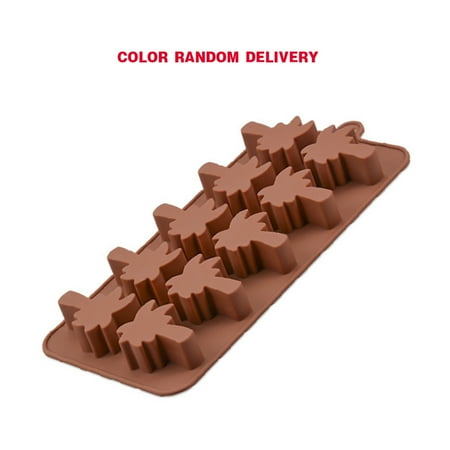 

10-cavity Maple Silicone Fondant Cake Decorating Sugarcraft Chocolate Mold Makin