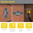 thumbnail image 3 of Armacost Lighting Portico 12-Volt Hardwired Recessed Outdoor LED Light, 3 of 6
