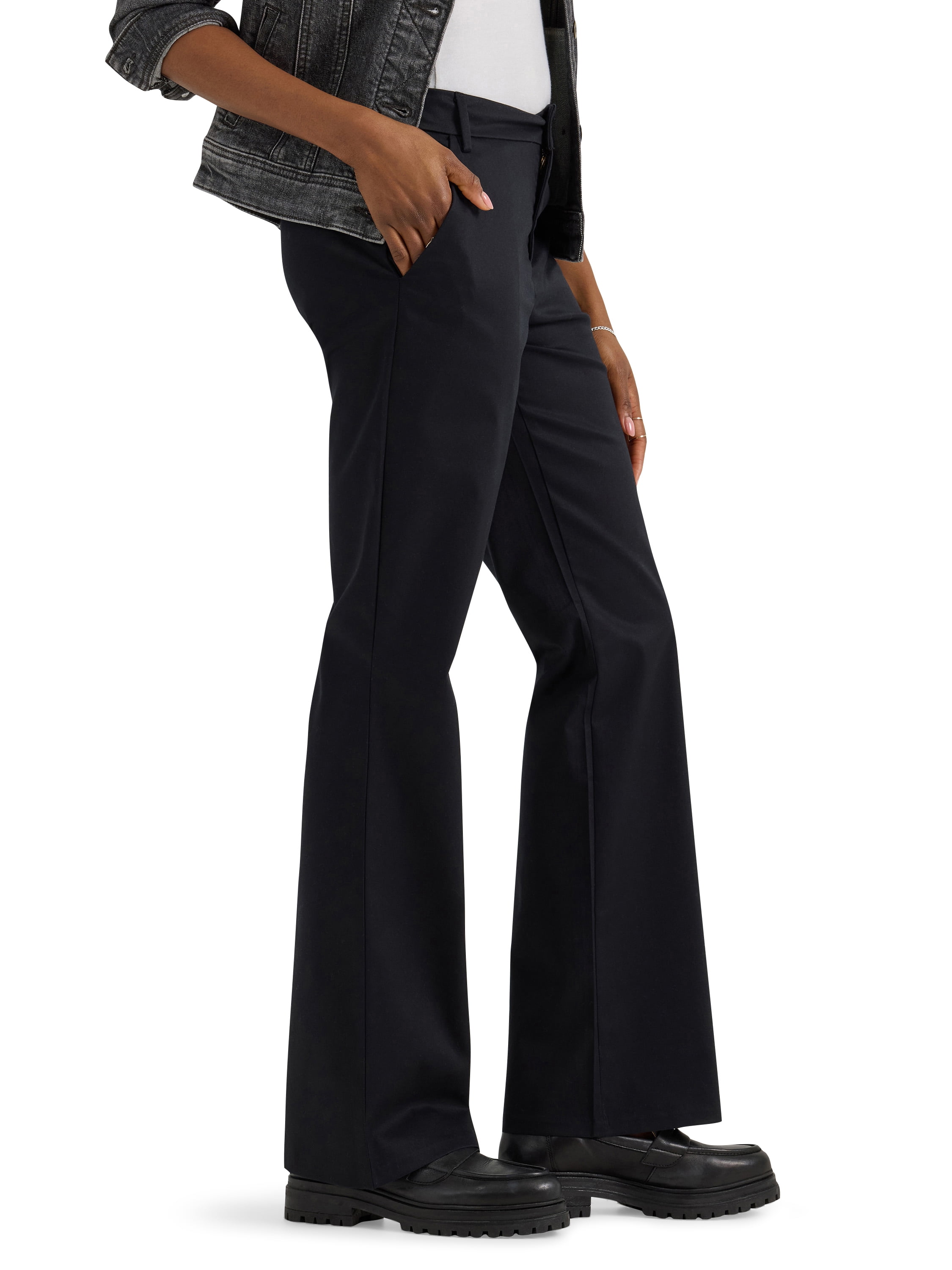 Lee Women's Wrinkle-Free Mid-Rise Bootcut Pant - Walmart.com