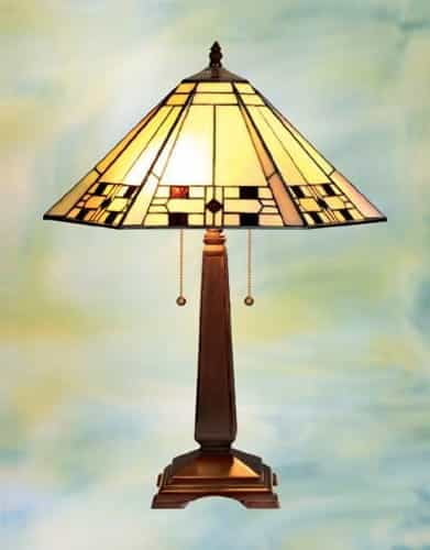 Famous Brand-Style White Mission Table Lamp