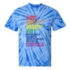 Science is Real Black Lives Matter Love Is Love Equality Tie Dye Shirt Medium Chill Blue