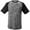 Black, variant on Evoshield Youth Heather Tech Baseball T-Shirt Black L