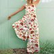 thumbnail image 2 of Mamelucos blancos de cintura alta de algodón con estampado sólido de verano a la moda informal para mujer Fridja  alkflakhf37697, 2 of 8
