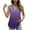 Purple, variant on JGGSPWM Women's Fashion Lace V Neck Tank Tops Loose Fit Casual Summer Sleeveless Basic Going Out Shirts Outfits Blue L
