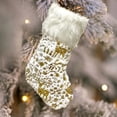 thumbnail image 7 of hiryomu Plush Christmas Socks Large Xmas Stockings Hanging Decorations with Golden Hot Stamping Pattern Holiday Gift Bags Hanging Stockings for Candy Toys Bouquets, 7 of 7