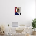 thumbnail image 2 of Stupell Industries Bold Primaries Mod Portraits Portrait Painting White Framed Art Print Wall Art, 16 x 20, 2 of 8
