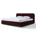thumbnail image 6 of Omax Decor Chloe Upholstered Platform King Bed in Burgundy Fabric, 6 of 9