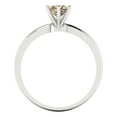 thumbnail image 4 of Solitaire Engagement Ring for Women - 0.5ct Yellow Moissanite in 14K White Gold Promise Ring, 4 of 5