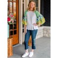 thumbnail image 4 of The Pioneer Woman, Pull-On Embroidered Cropped Jean, Womens, 4 of 7