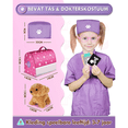 thumbnail image 2 of Juguete De Médicos De Rol Para Niños de Mascota Lab.G, Morado con Rosa, 2 of 5
