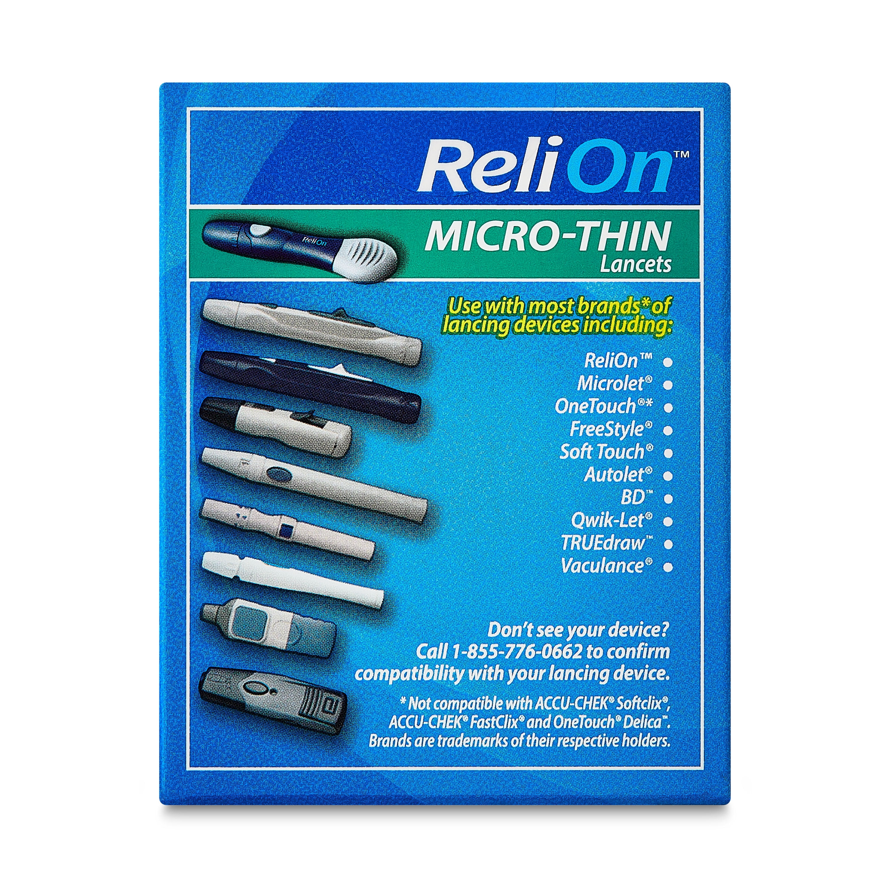 ReliOn Micro-Thin Lancets, 33-Gauge, 100 Count