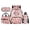 Cute Rabbit Pink Strawberry, variant on Jeiento Cute Axolotl 17 Inch Schoolbag Set for Back to School 4-Piece Lunch Bag Pencil Case Water Bottle Holder Blue Lightweight Durable Large Capacity Backpack for Girls Children