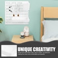thumbnail image 4 of Raindrops 1 Set Wall Mount Peg Boards Wall Storage Holder Wall Storage Rack Peg Boards Shelf Organizer, 4 of 7