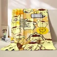 thumbnail image 2 of Japanese Pompom Purin Cartoon Blanket Children Room Soft Fluffy Soft Bed Plush Throws Baby Girl Boys Plush Blanket Quilt Gift, 2 of 9