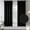 Black, variant on Fchozu Linen Textured 100% Blackout Curtains, Charcoal Dark Grey Thermal Room Darkening Drapes for Living Room Bedroom, 2 Panels